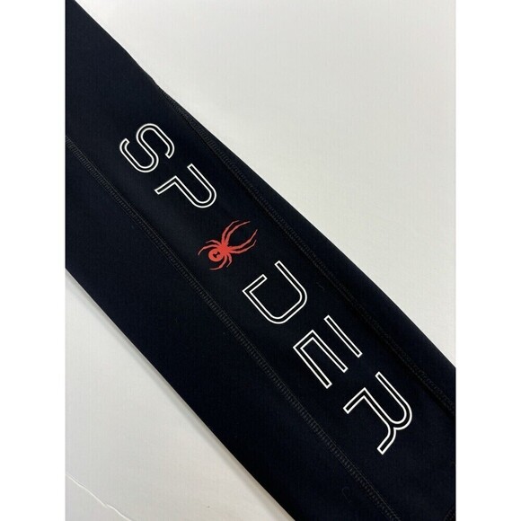 Spyder Leggings Black Large Pockets Large Logo on Leg - Picture 9 of 11